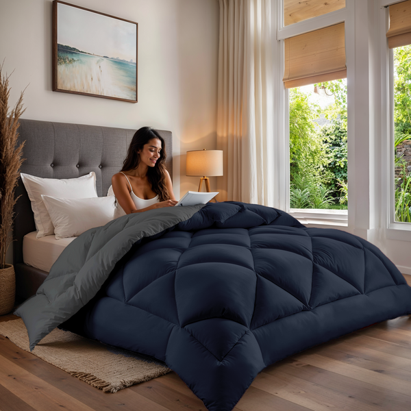 The DÍA Over-Sized Eucalyptus Summer Comforter Set