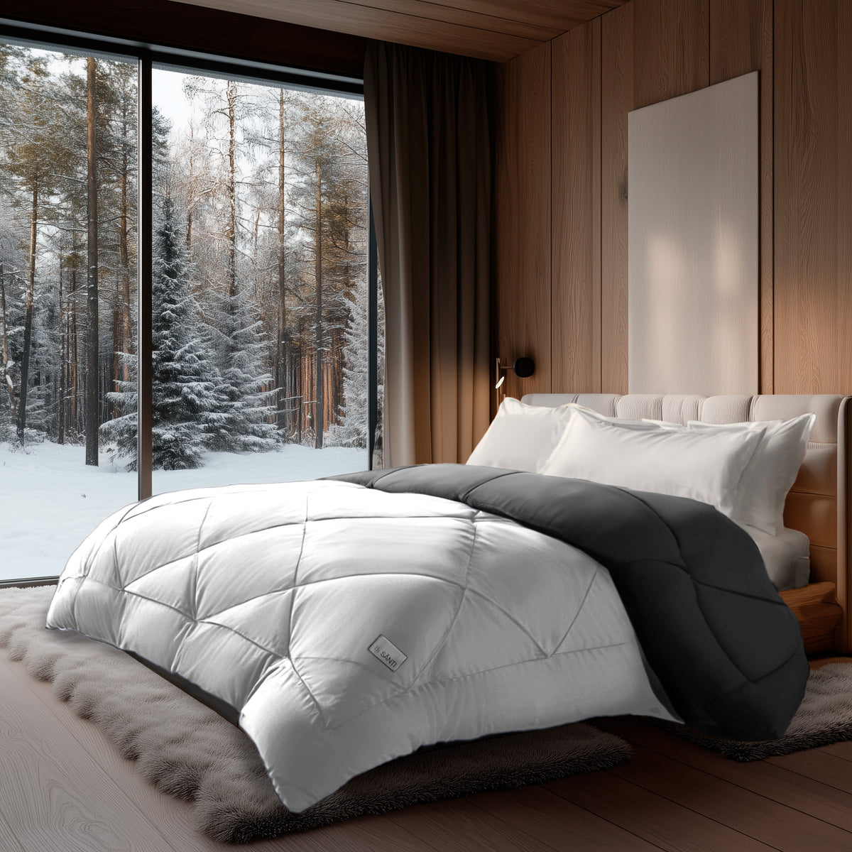 Luxury DÍA eucalyptus comforter set with cooling fabric